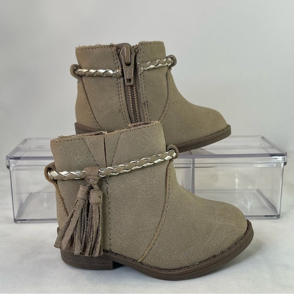 Wonder Nation Fashion Cowboy Boot (Infant Girls) color taupe size 2 - Picture 6 of 7